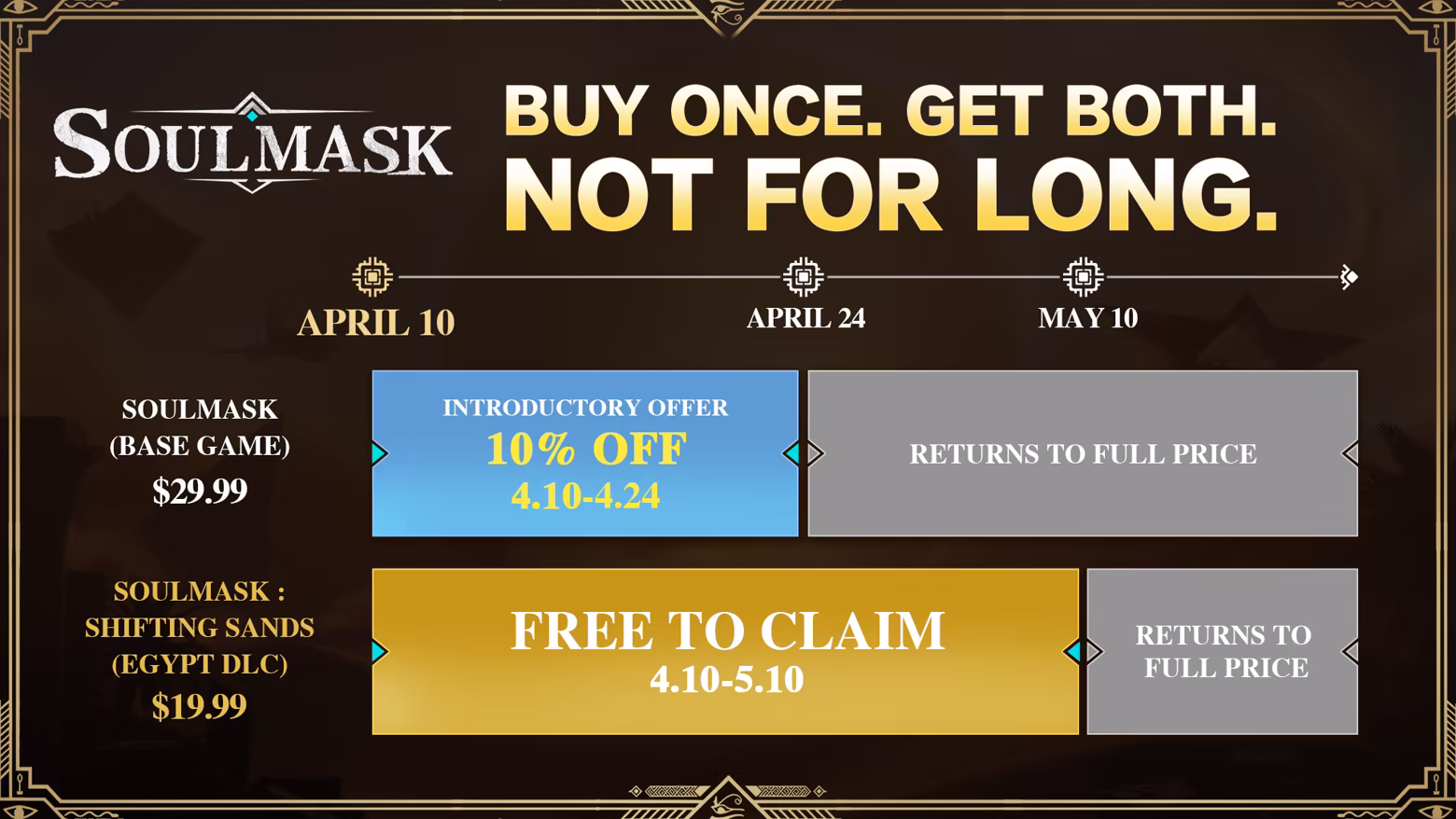 Soulmask launch deal – buy once, get both, not for long